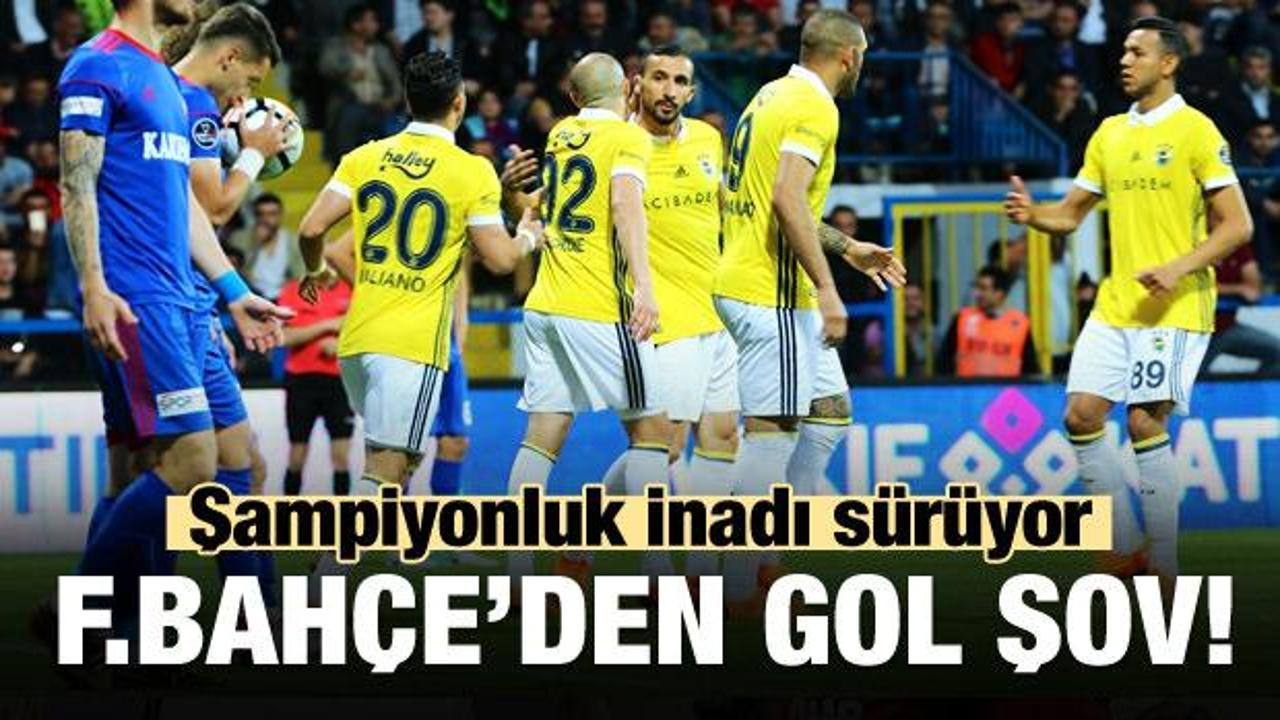 Fenerbahçe Karabük'te gol oldu yağdı!