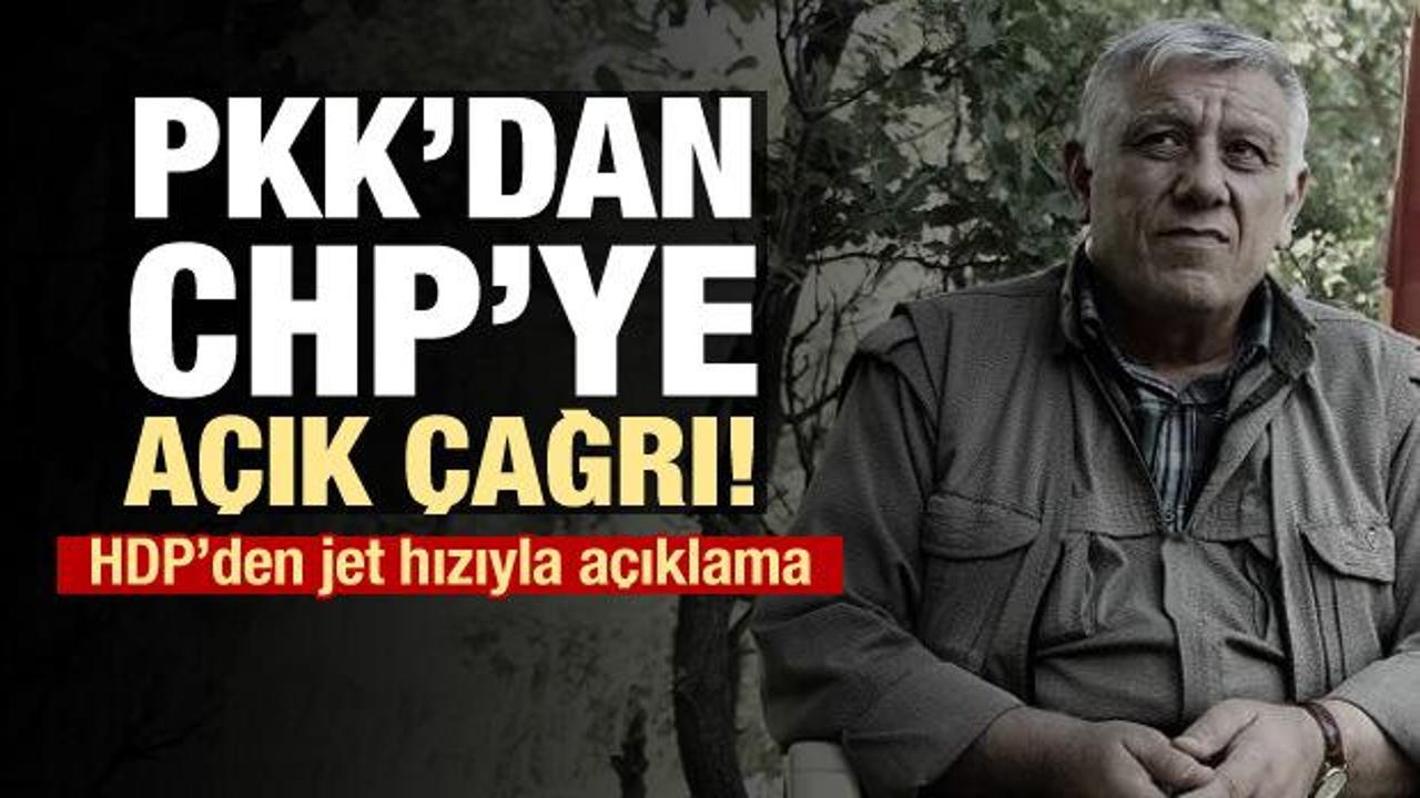 PKK'dan CHP'ye çağrı: Birlik olalım