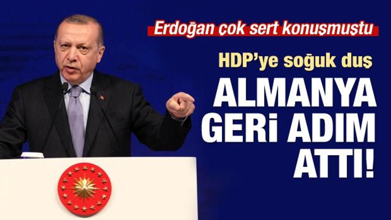 Almanya geri adım attı! HDP'ye konuşma yasağı