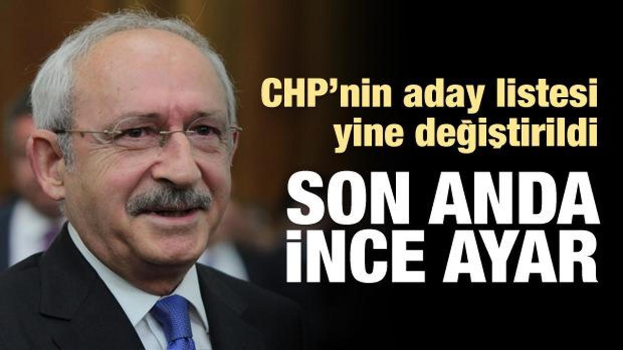 CHP İzmir vekil aday listesinde sıralama değişti