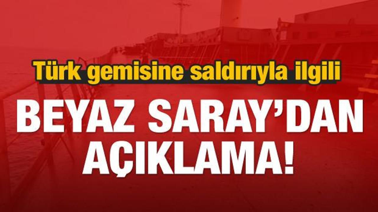Türk gemisine saldırıyla ilgili ABD'den açıklama
