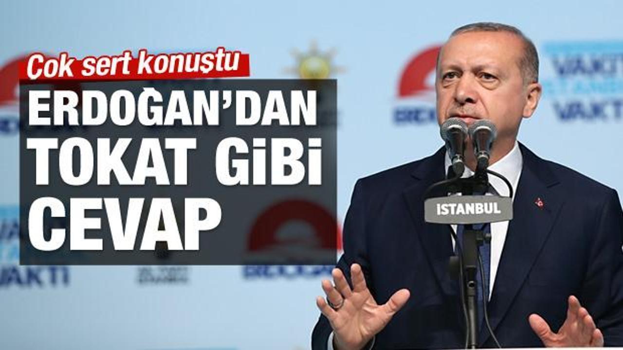 Erdoğan'dan Muharrem İnce'ye sert cevap!