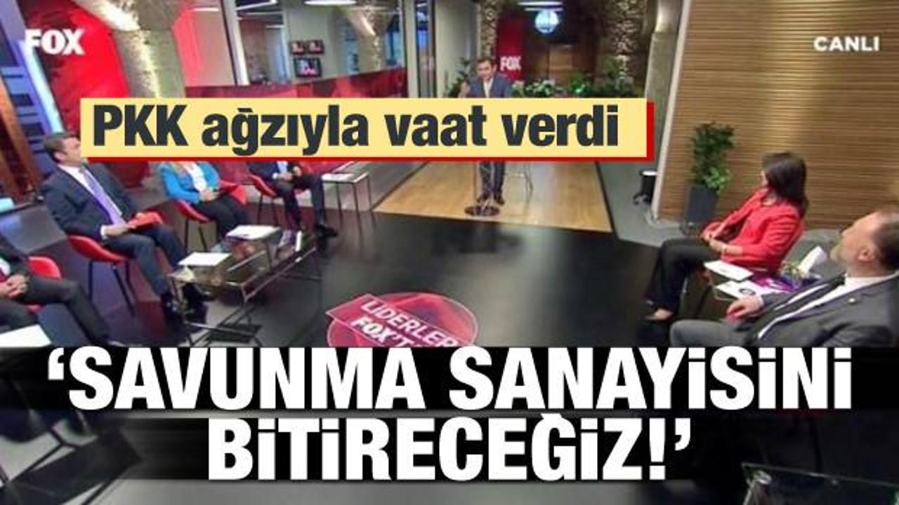 PKK ağzıyla vaat: Savunma sanayini bitireceğiz
