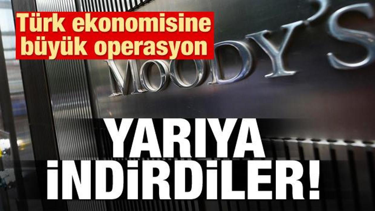 Türk ekonomisine büyük operasyon! Moody's yarıya indirdi