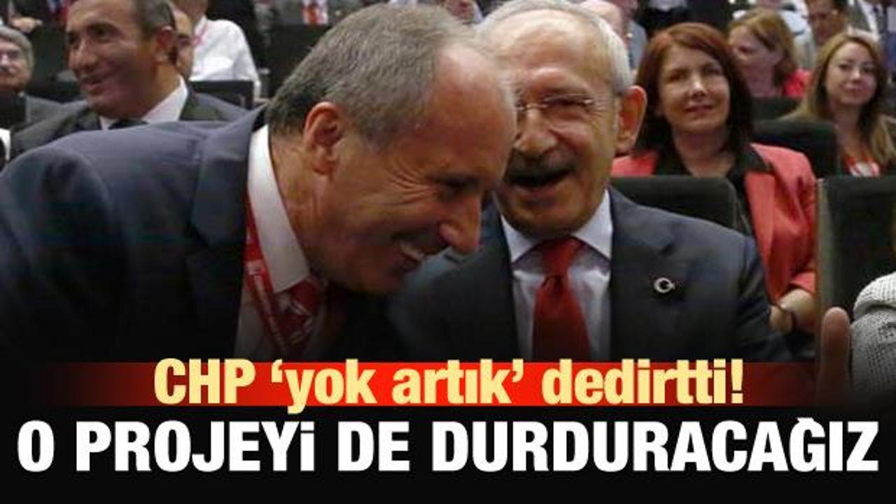 CHP yok artık dedirti: Bu projeyi de durduracağız!