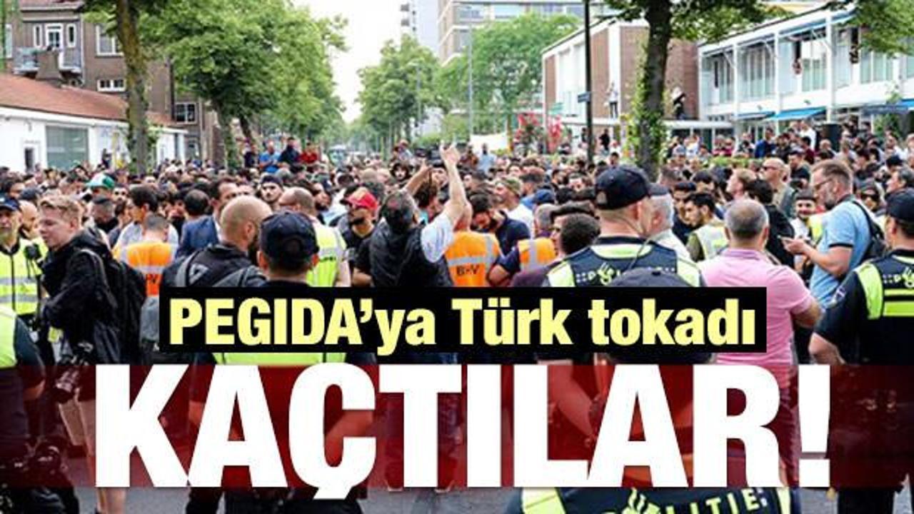 PEGIDA'ya Türk tokadı! Kaçtılar