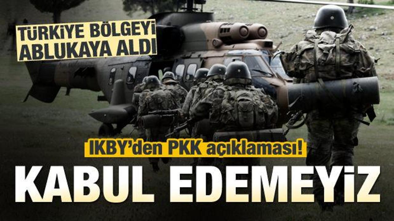 TSK bölgeyi ablukaya aldı! PKK'yı çizdiler