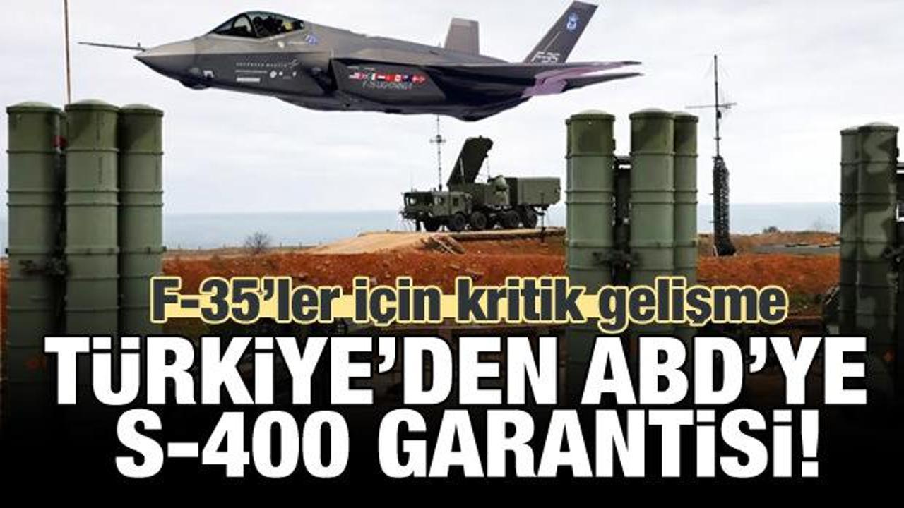 T&uuml;rkiye'den ABD'ye S-400 garantisi! 