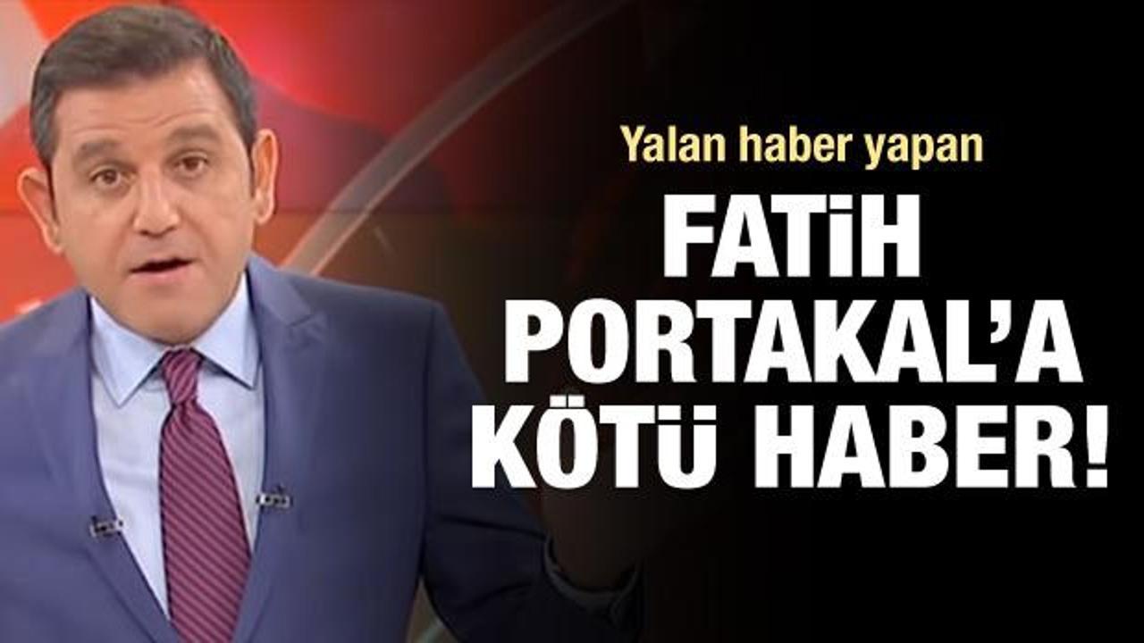 Fatih Portakal’a kötü haber! 