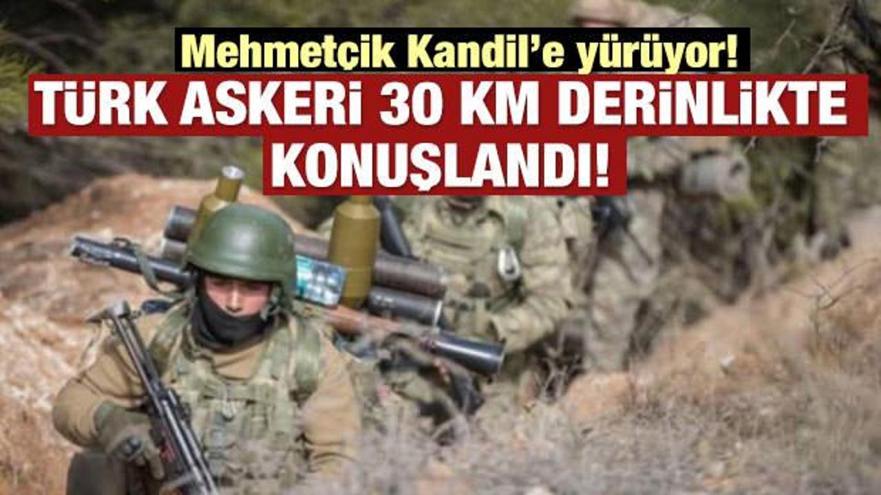Yıldırım: Türk askeri 30 km derinlikte konuşlandı