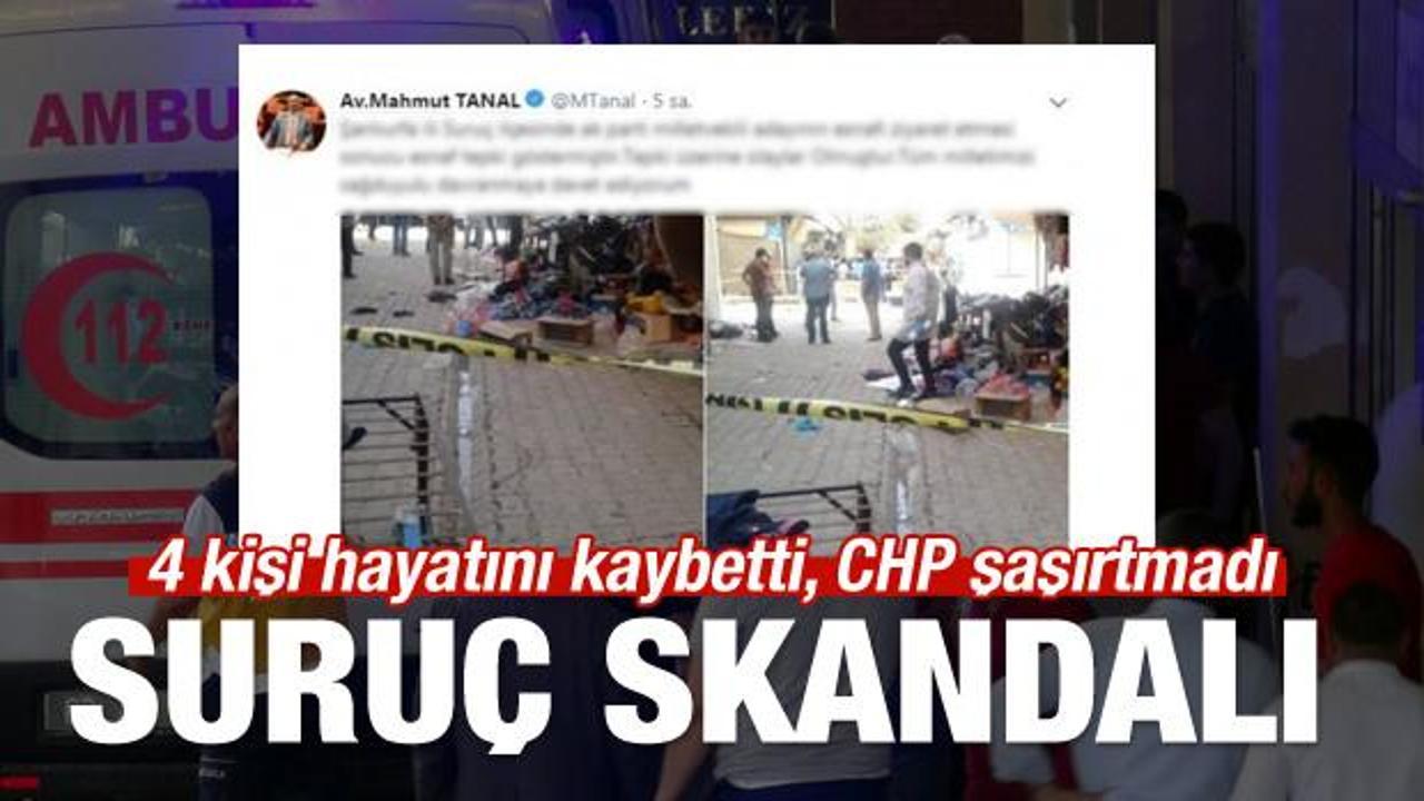 CHP'den skandal 'Suruç' paylaşımı