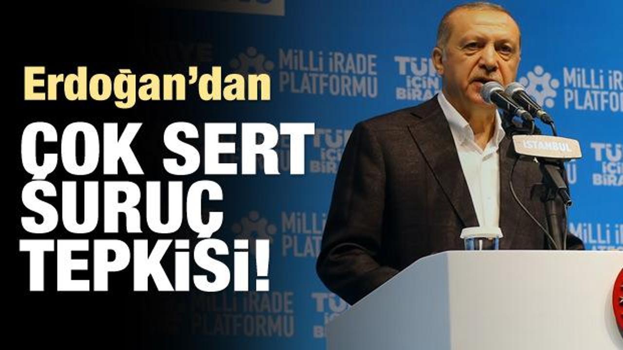 Erdoğan'dan çok sert Suruç tepkisi!