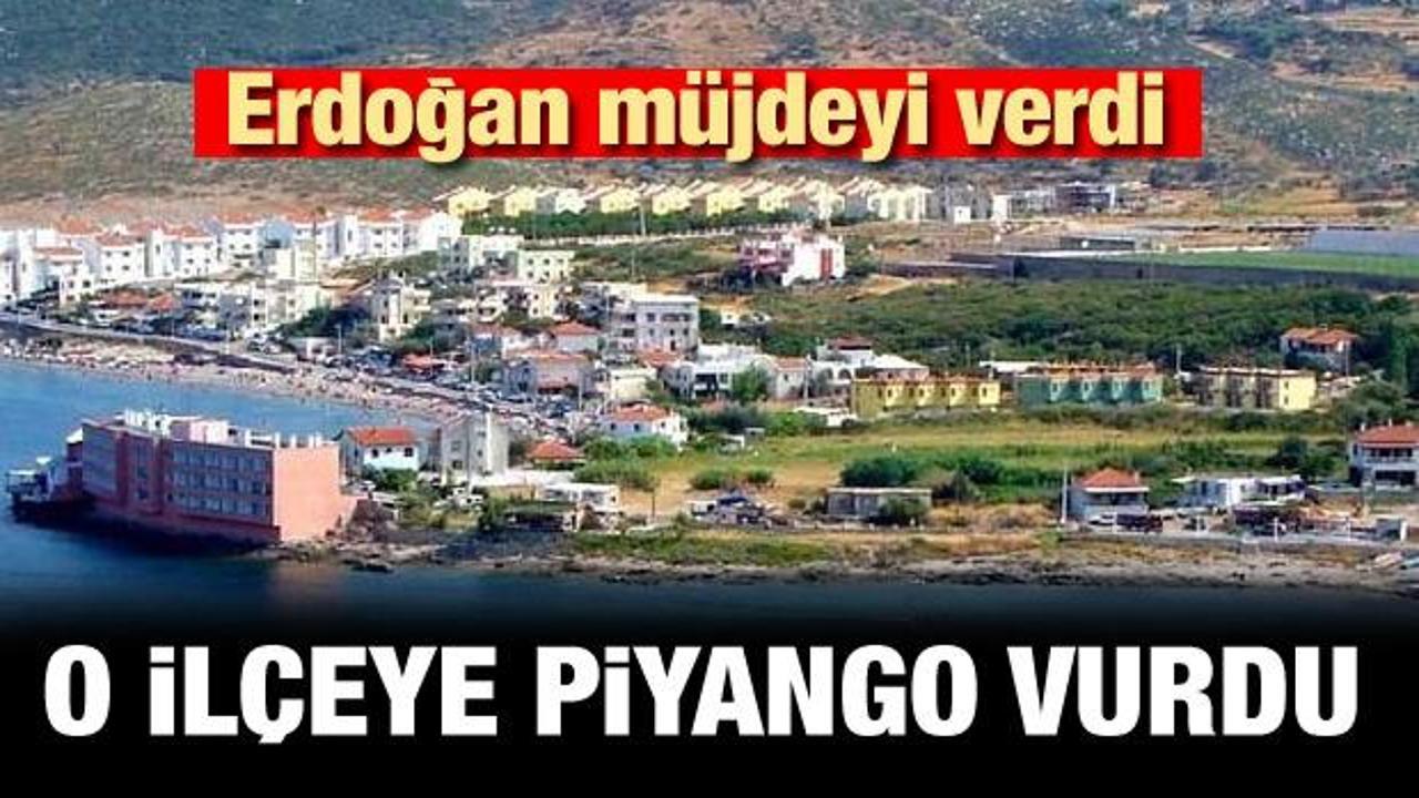Erdoğan müjdeyi verdi! O ilçeye piyango vurdu