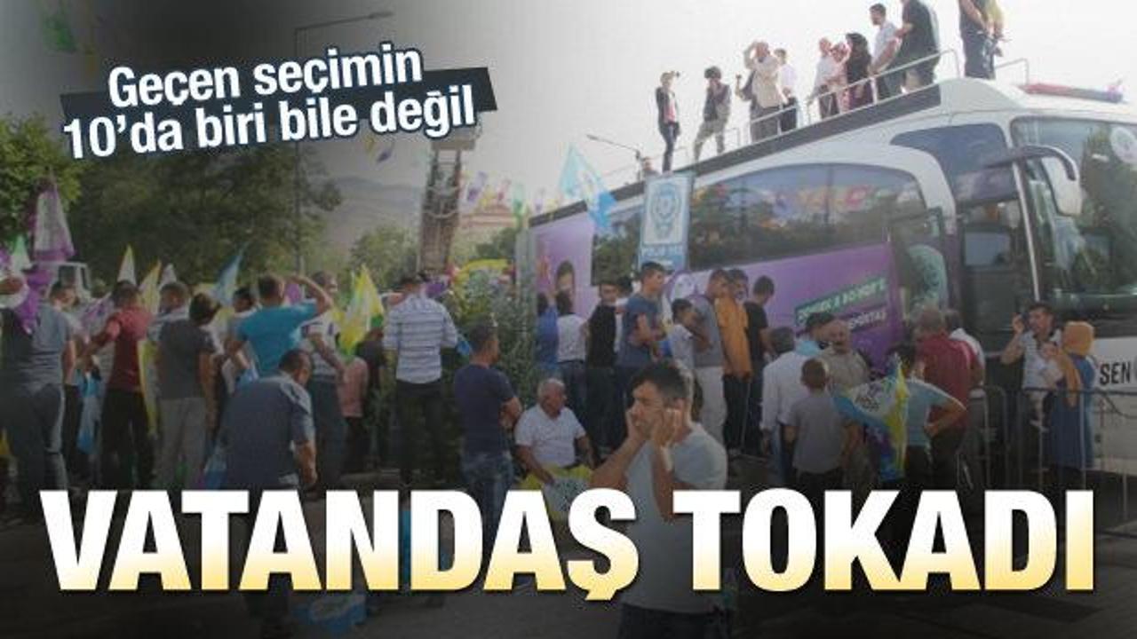 HDP'ye vatandaş tokadı