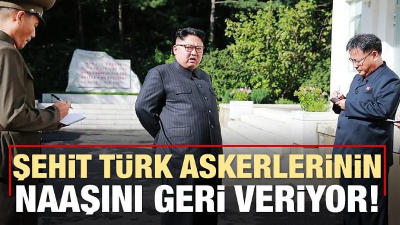 K. Kore şehit Türk askerinin naaşını geri veriyor