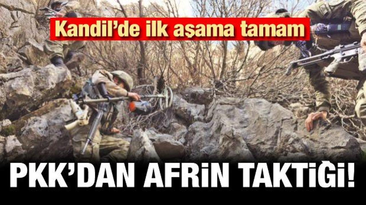 Kandil'de ilk aşama tamam! PKK'lılardan Afrin tatkiği