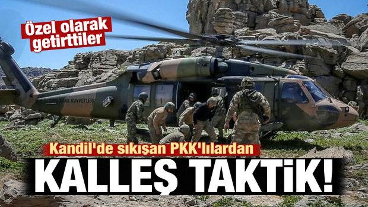 Kandil'de sıkışan PKK'lılardan kalleş taktik!