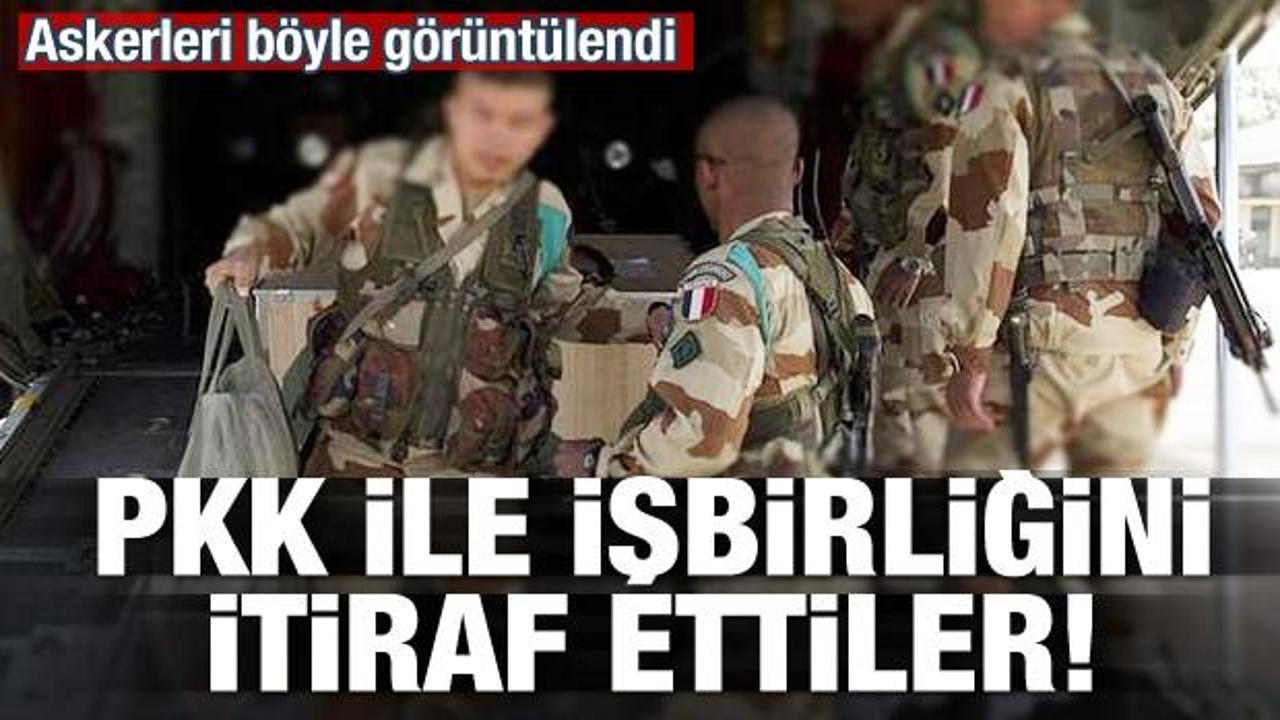 PKK ile işbirliğini itiraf ettiler! Askerleri görüntülendi