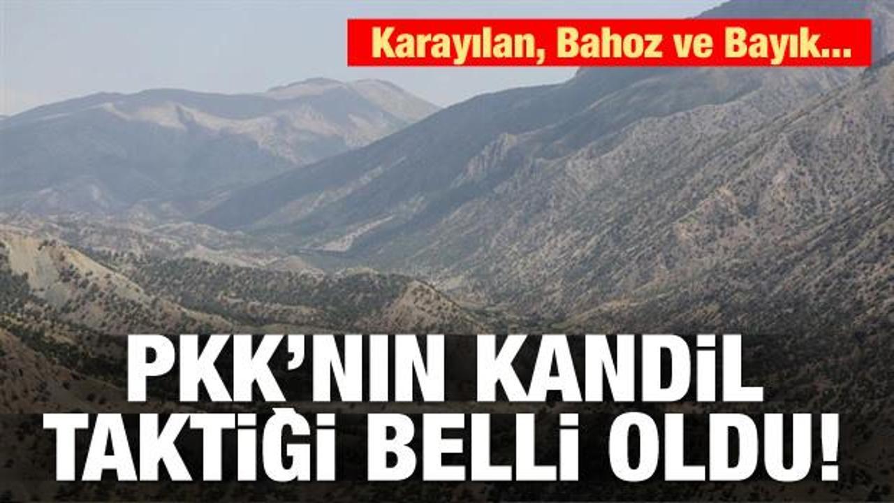 PKK'nın Kandil taktiği belli oldu!