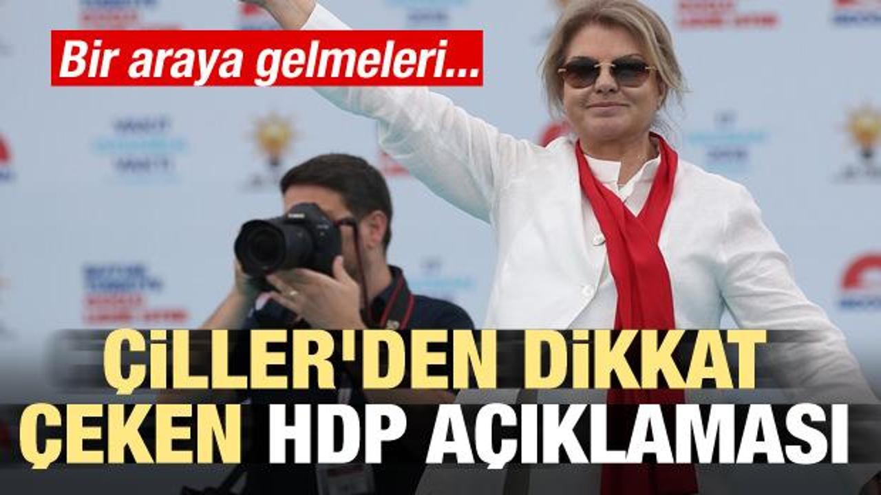 Tansu Çiller'den dikkat çeken HDP açıklaması