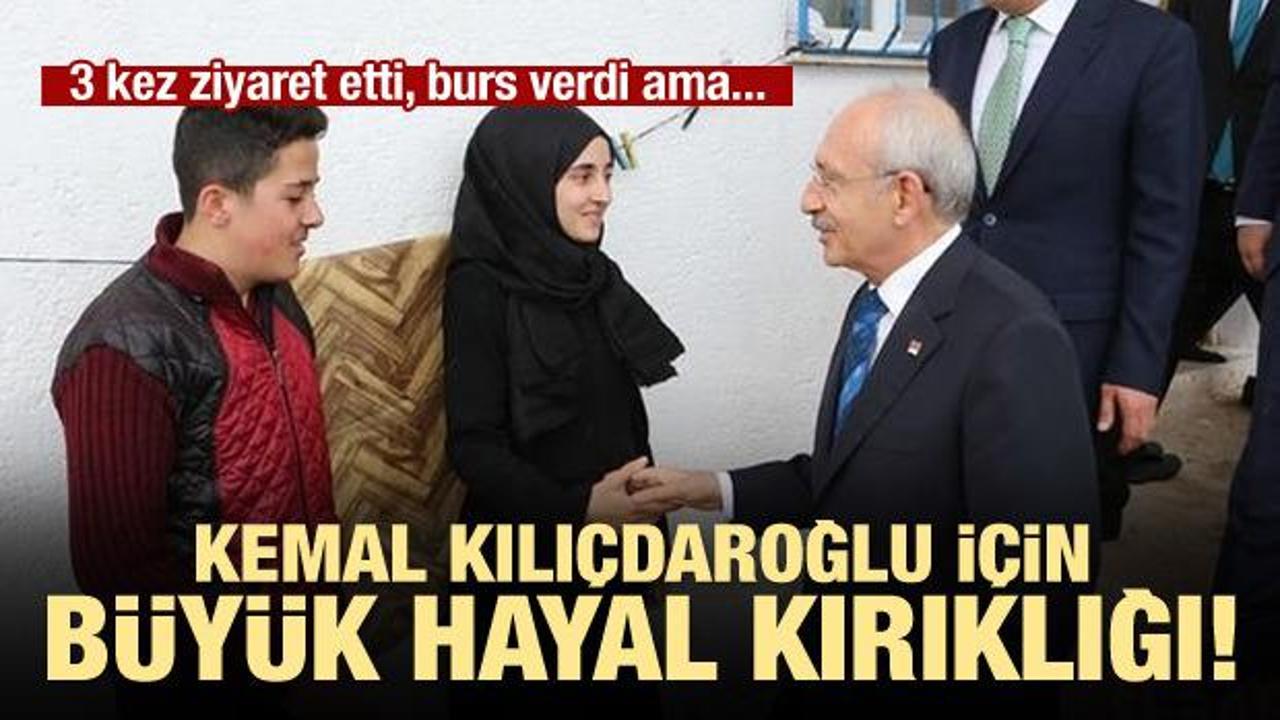 3 kez ziyaret ettiği köyden 1 oy çıktı