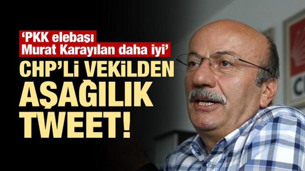 CHP'li Mehmet Bekaroğlu'ndan aşağılık tweet!
