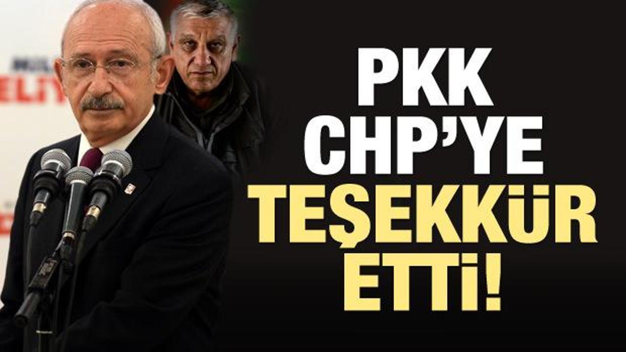 Terör örgütü PKK'dan CHP'ye teşekkür