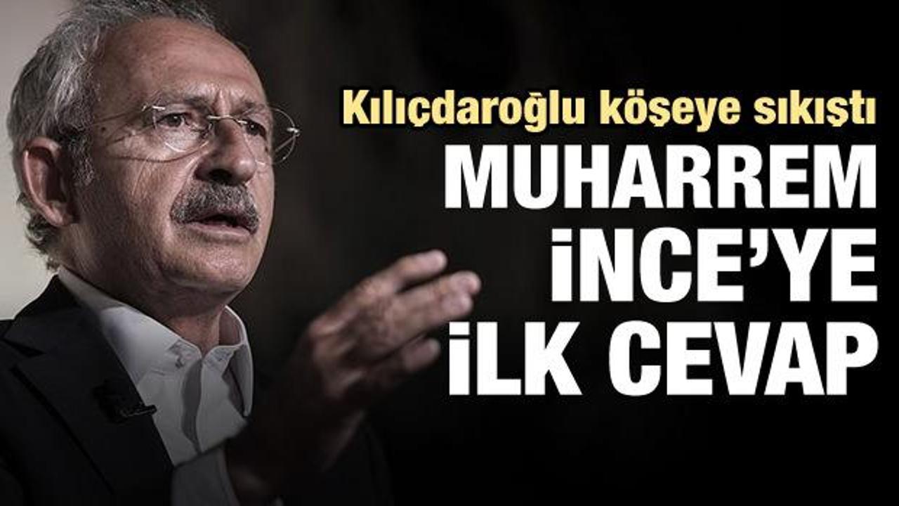 Kılı&ccedil;daroğlu'ndan Muharrem İnce'ye cevap
