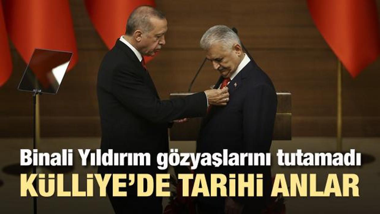 Başkan Erdoğan'dan Yıldırım'a şeref madalyası