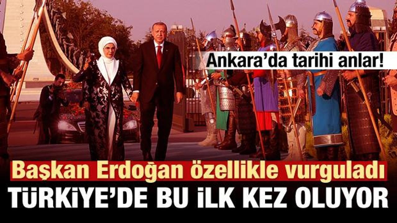 Başkan göreve başlıyor! Ankara'da tarihi anlar...