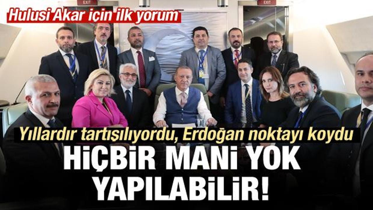 Erdoğan: Genelkurmay MSB'ye bağlanabilir!