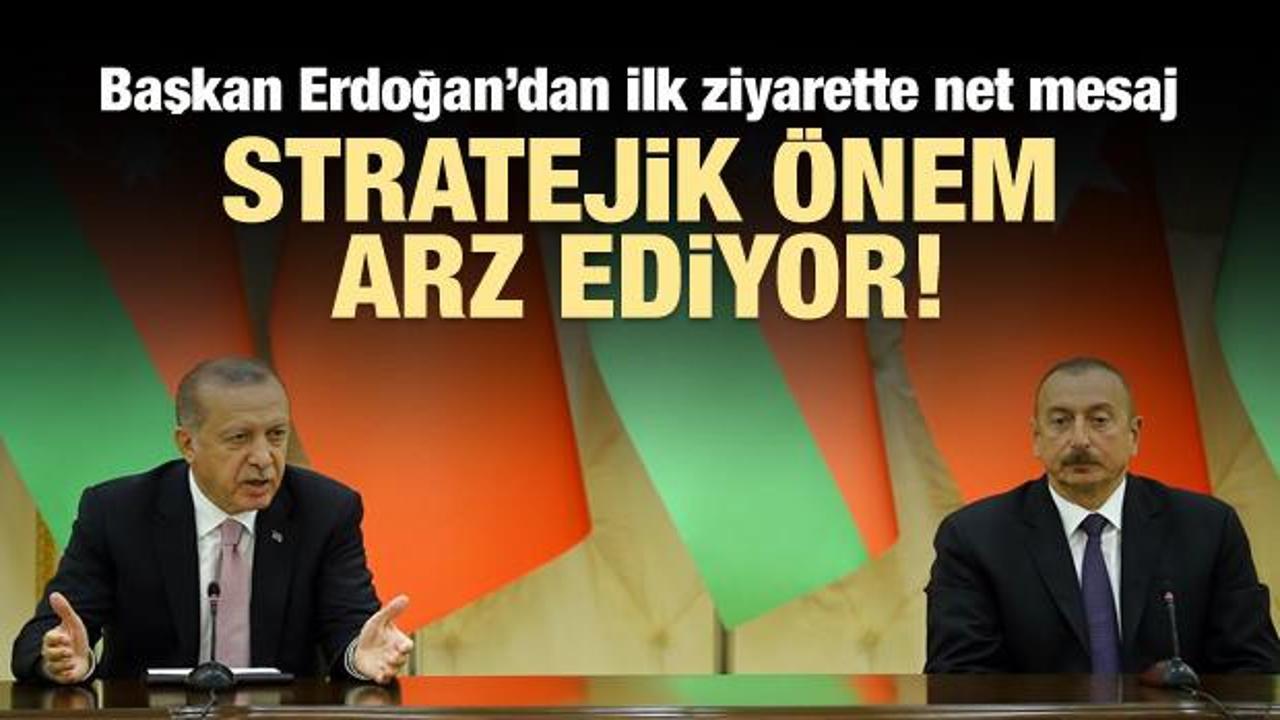 Erdoğan ve Aliyev'den ortak a&ccedil;ıklama