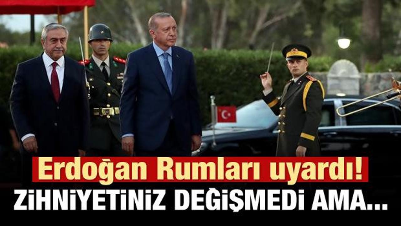 Erdoğan'dan Rumlara uyarı: Asla izin vermeyeceğiz