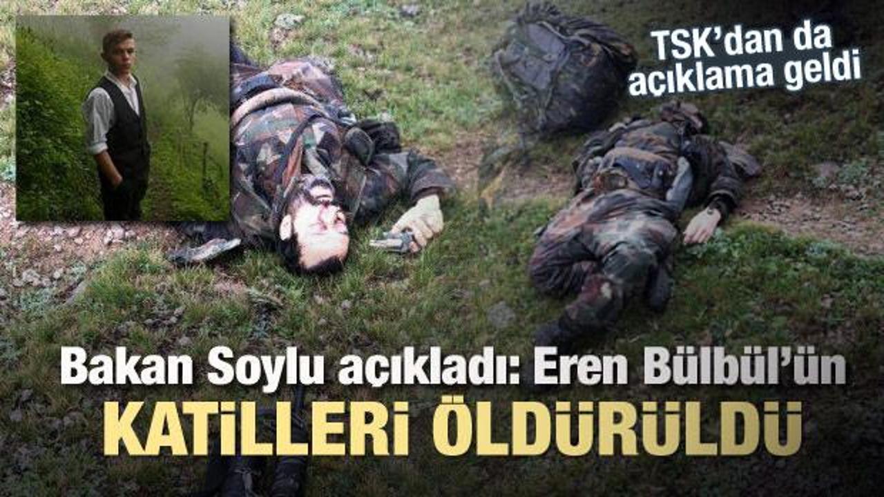 Eren Bülbül'ü şehit eden teröristler öldürüldü