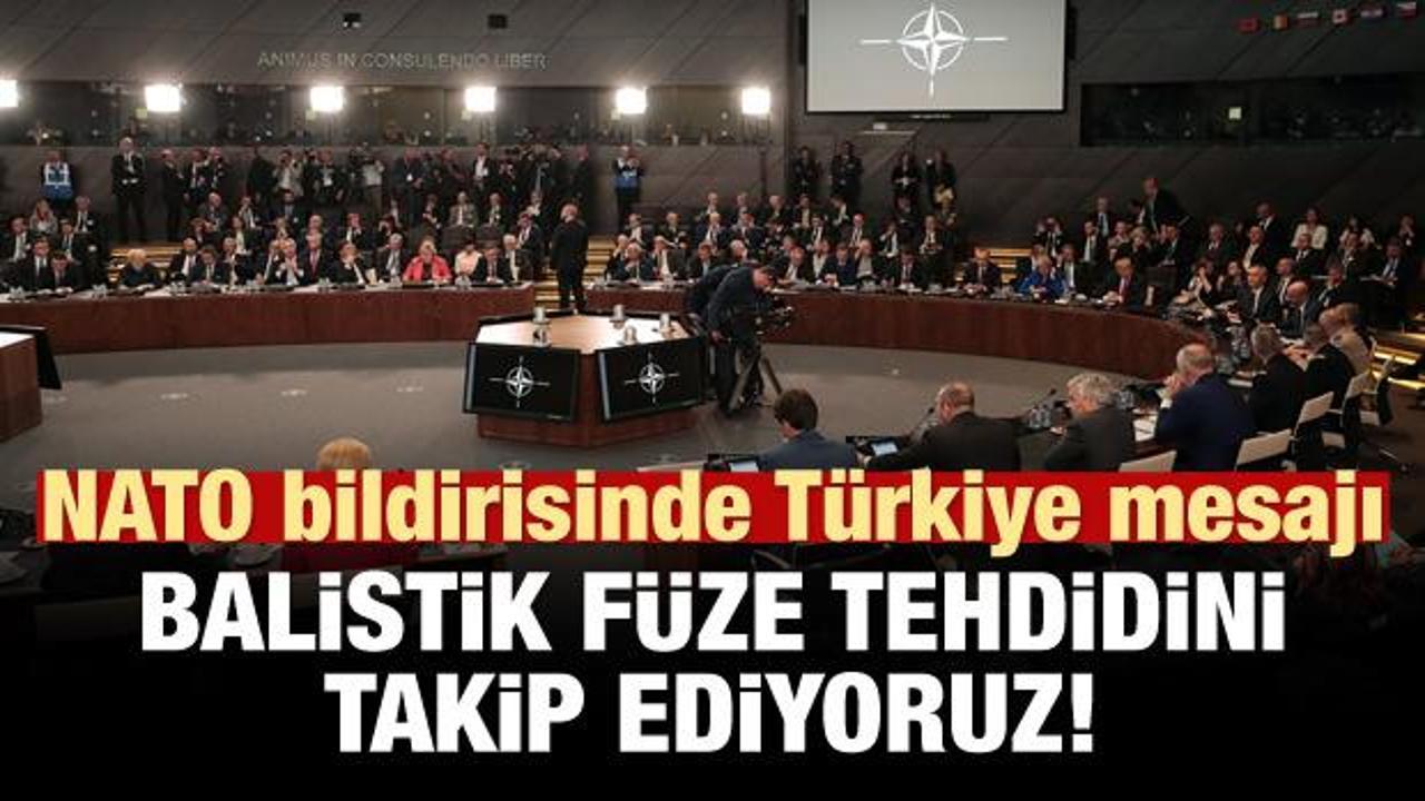 NATO Sonuç Bildirisi'nde Türkiye mesajı