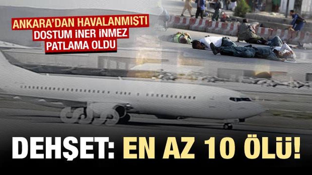 Ankara'dan havalanmıştı! İner inmez patlama oldu
