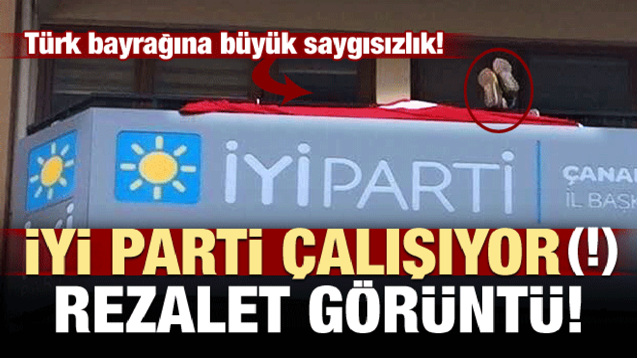 İyi Parti İl Başkanlığı'nda &ccedil;ılgına &ccedil;eviren kare!