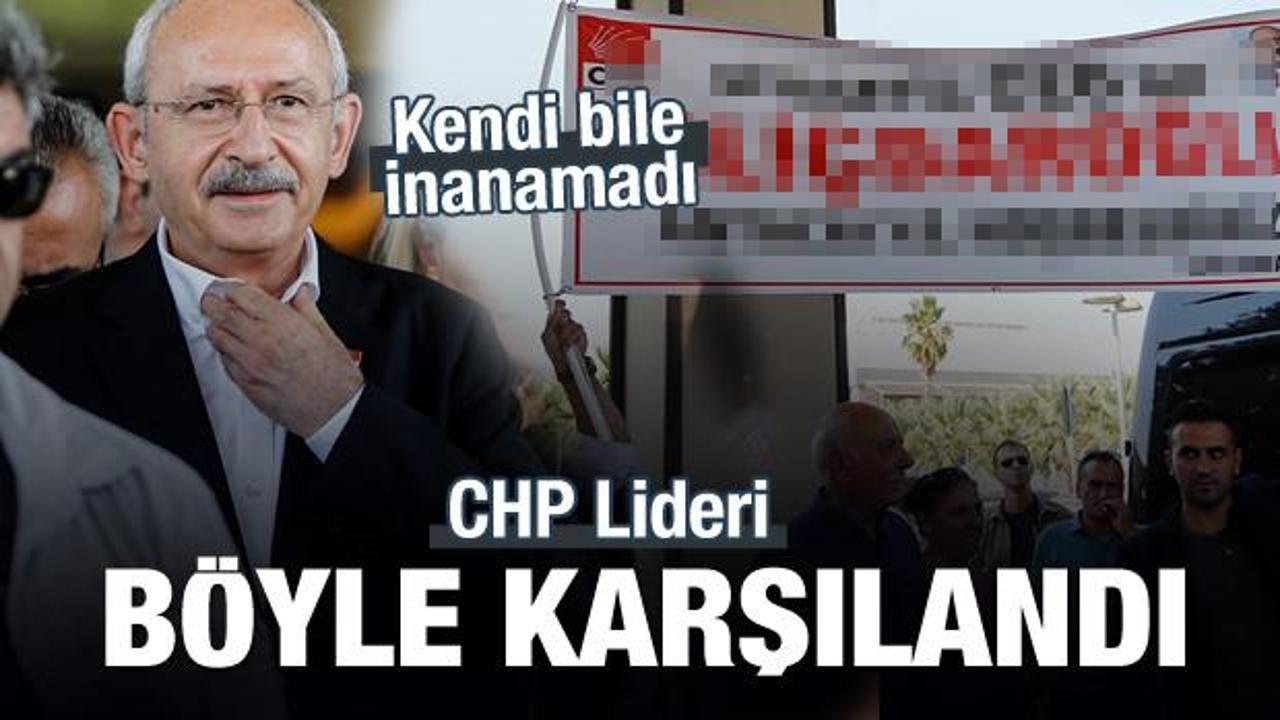 Kemal Kılıçdaroğlu'na ilginç karşılama!