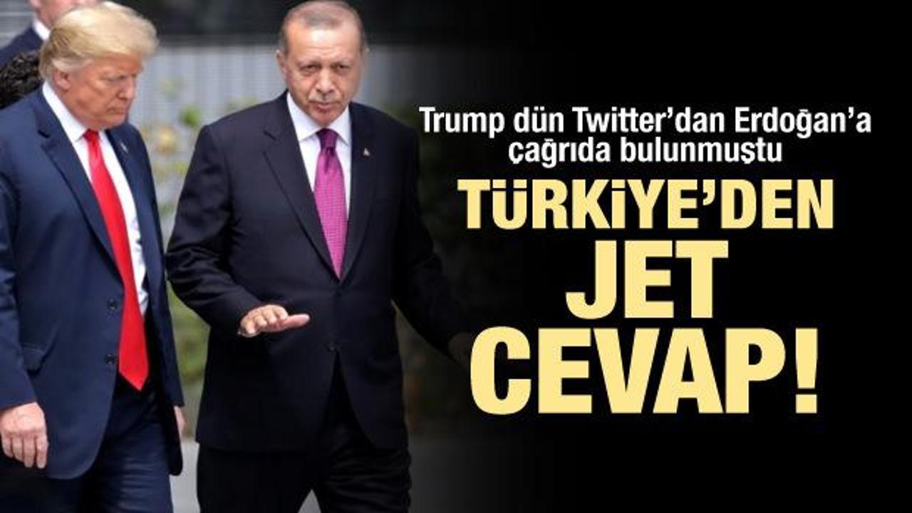 Türkiye'den Trump'a Brunson cevabı