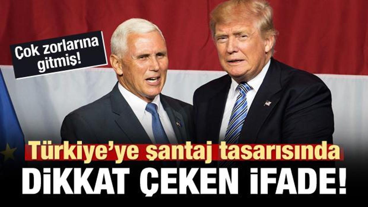 ABD'nin Türkiye tasarısında dikkat çeken ifade!