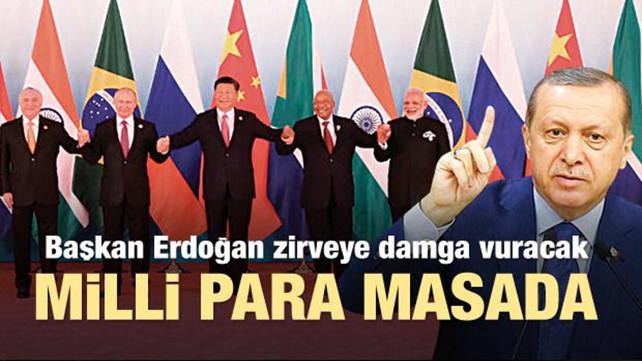 Başkan Erdoğan zirvede! Gündem milli para