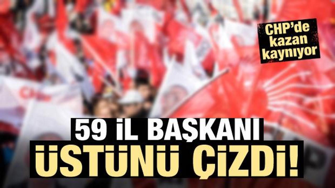 CHP'de kaos! 59 il başkanı desteğini açıkladı