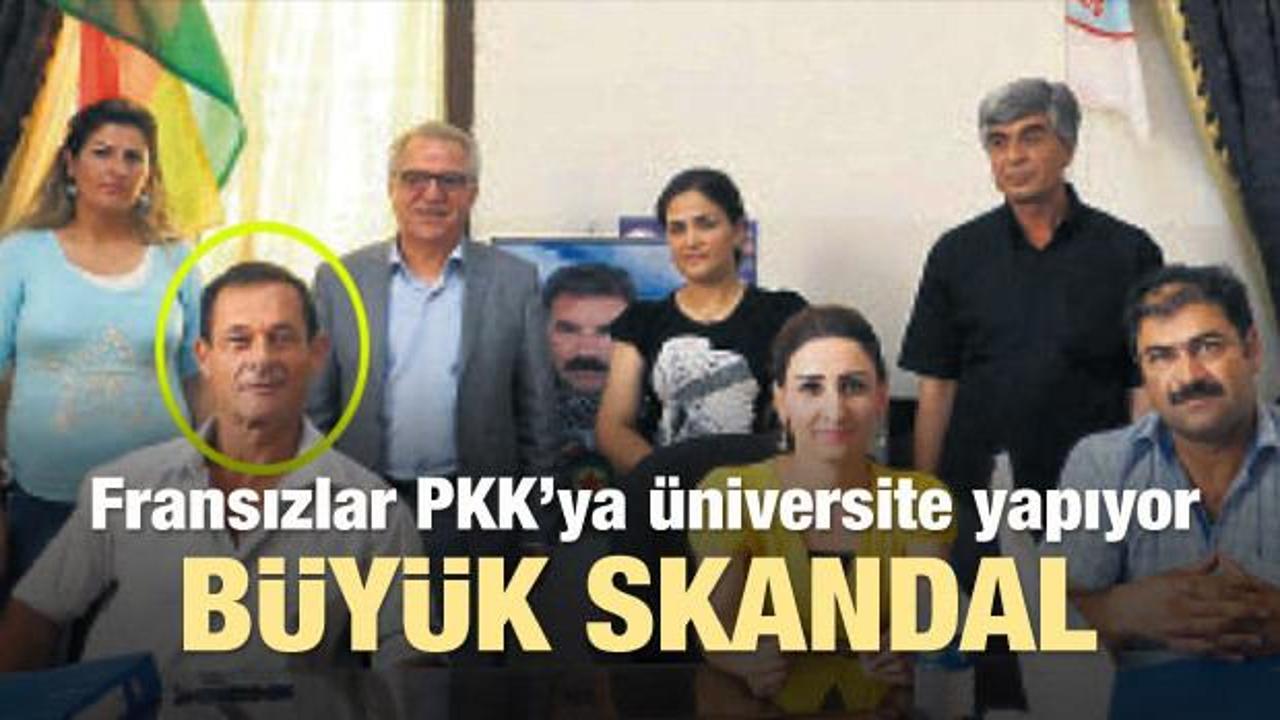 Skandal! Fransızlar PKK'ya üniversite yapıyor