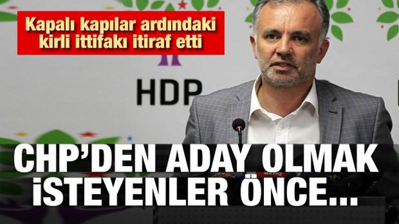 HDP'li Ayhan Bilgen'in CHP ile ittifak itirafı