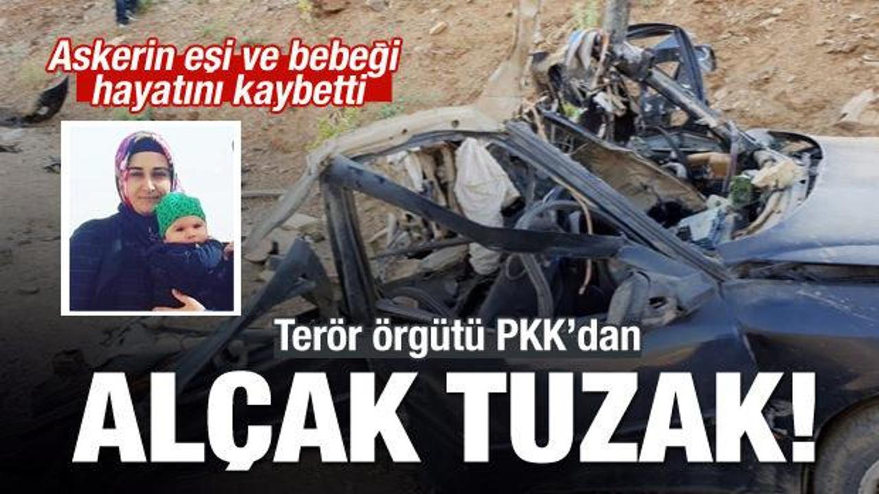 PKK'dan asker eşi ve bebeğine alçak saldırı