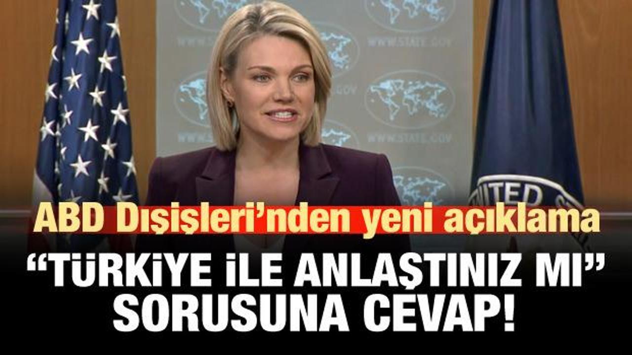ABD Dışişleri'nden Türkiye açıklaması!
