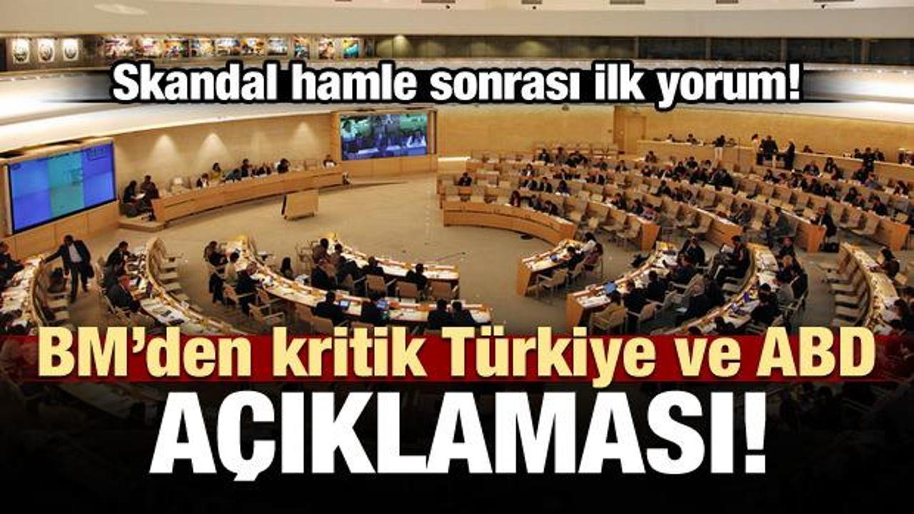 BM'den kritik Türkiye ve ABD açıklaması!