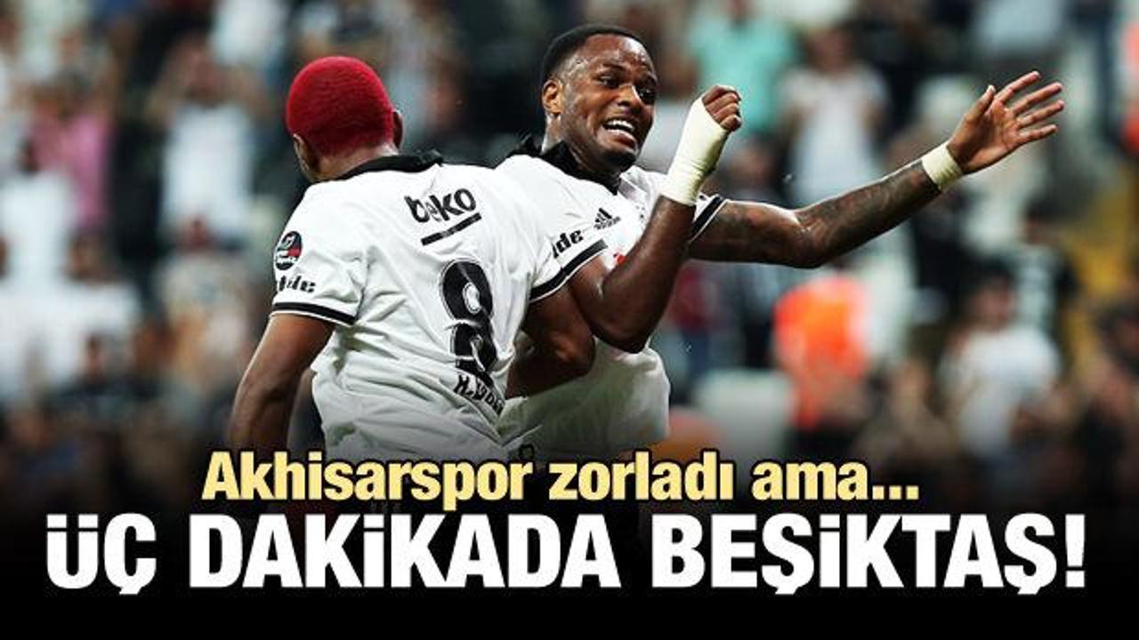 Dolmabahçe'de üç dakikada Beşiktaş!
