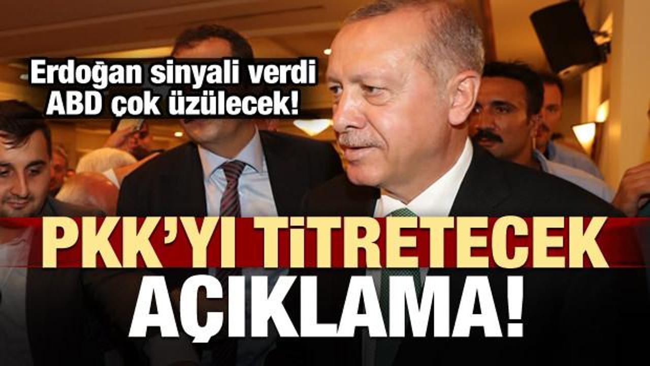 Erdoğan'dan PKK'yı titretecek açıklama!