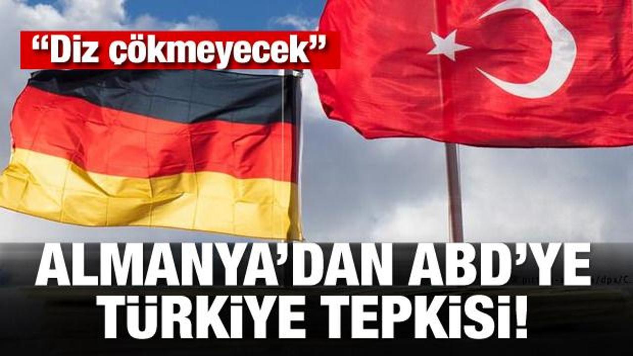 Almanya'dan ABD'ye Türkiye tepkisi